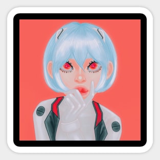 rei ayanami Sticker